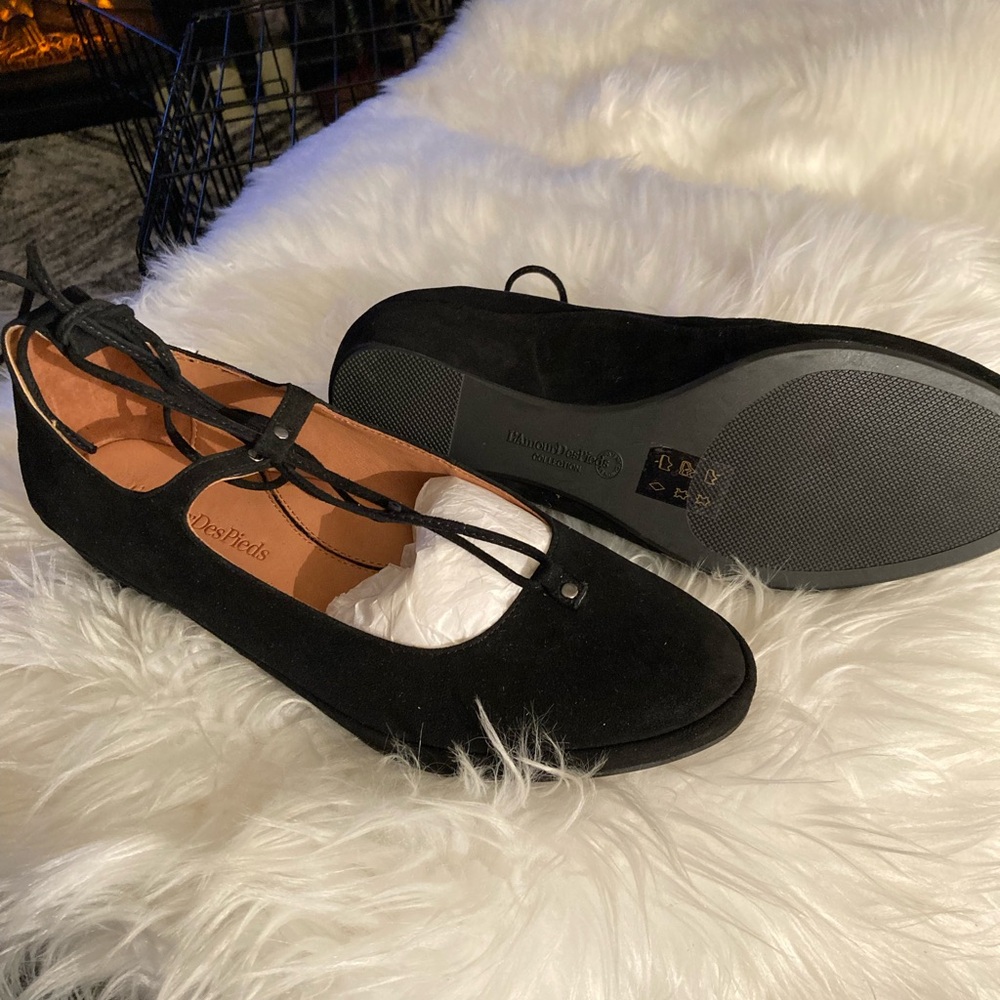 Black Suede Women's Flats by Everlane